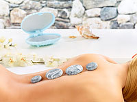 newgen medicals Hot-Stone-Massage-Set mit 4 Steinen; Massagebälle Massagebälle Massagebälle 
