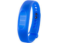 newgen medicals Armband, blau, zu Fitness-Tracker FT-100.3D; Fitness-Armbänder mit Herzfrequenz-Messung und GPS-Streckenaufzeichnung Fitness-Armbänder mit Herzfrequenz-Messung und GPS-Streckenaufzeichnung 
