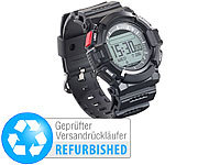 newgen medicals Herren-Armband-Uhr mit Alarm-Funktion, IP67 (Versandrückläufer); Uhren 